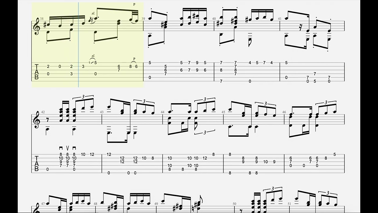 Por Una Cabeza - Fingerstyle Guitar TAB