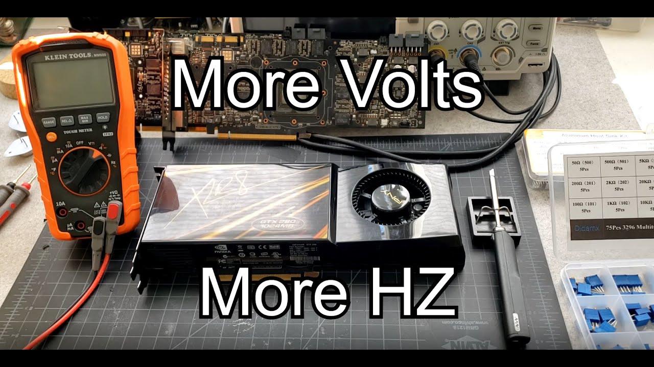 How to Modify Your GPU for Increased Voltage (Voltmods) ft. GTX 280