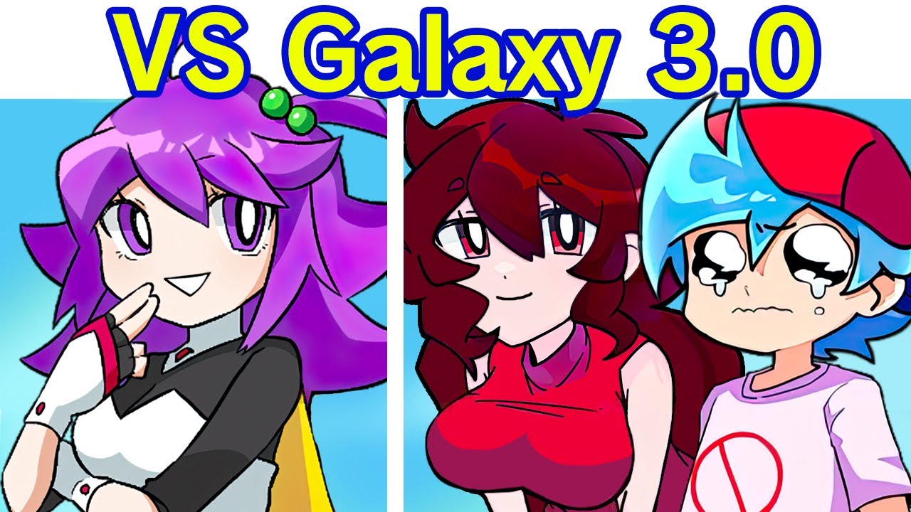 Friday Night Funkin' VS In The Galaxy 3.0 FULL WEEK + Cutscenes (FNF Mod) (The Battle Cats/GF/BF)