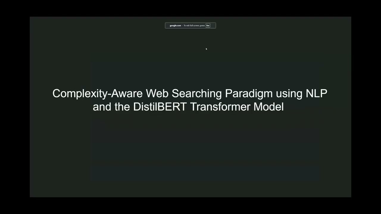 A Complexity-Aware Web Searching Paradigm to Improve User Productivity using Natural Language
