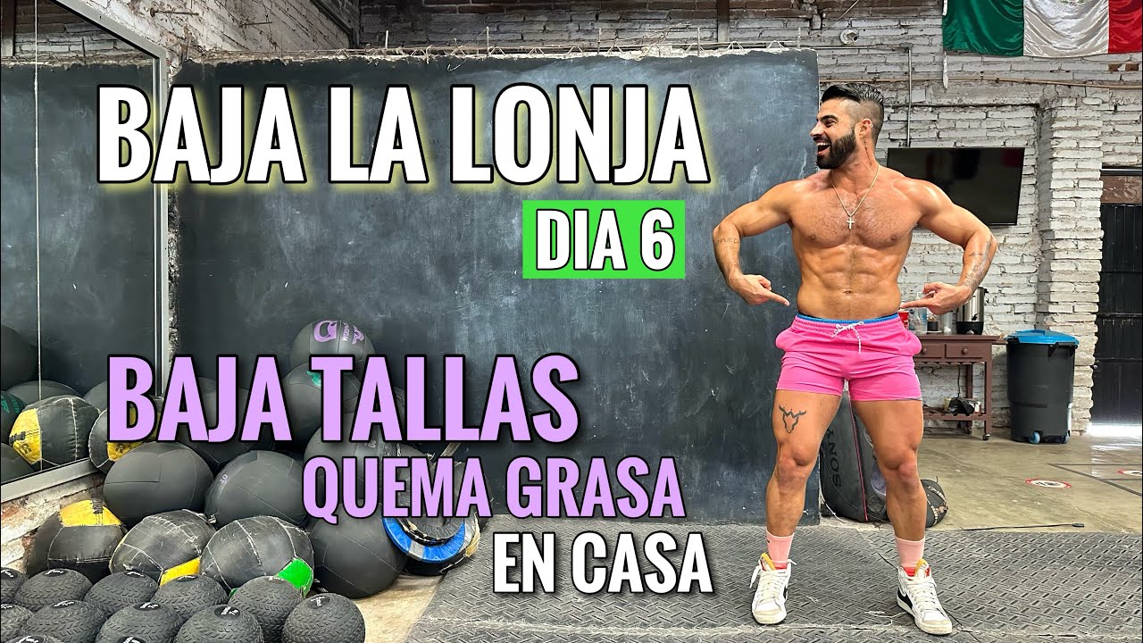 Ejercicios para Bajar La Lonja En Casa (23 Minutos) Baja Tallas Y Suda Conmigo