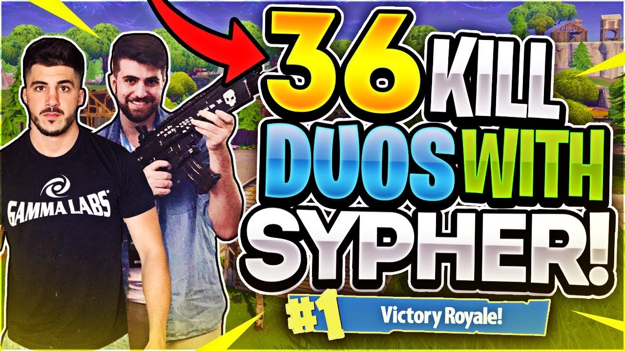 36 KILLS IN DUOS?! Feat. SypherPK (Fortnite Battle Royale)