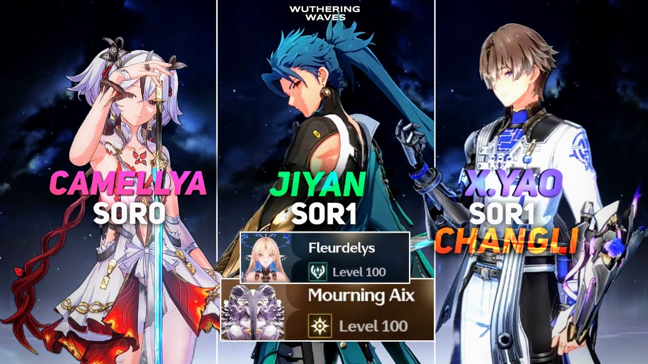 DPS JIYAN and X.YAO got POWERCREPT! f2p Tower of adversity Wuthering Waves MOBILE