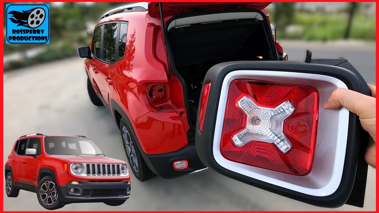 Замена лампы заднего фонаря Jeep Renegade: руководство по эксплуатации