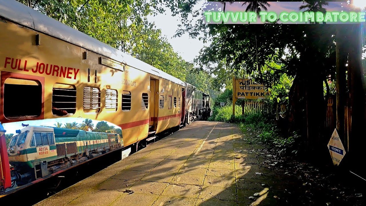 FULL JOURNEY| Ride behind Bold Cab WDP 4D | 06464 Nilambur Road - Palakkad Express| INDIAN RAILWAYS