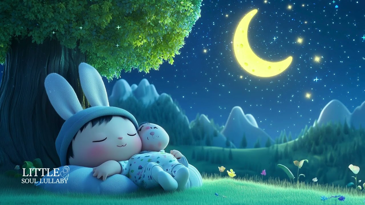 Baby Sleep Music 🎵 Mozart & Brahms Lullaby 🌙 Deep Sleep Calming Music for Gentle Night Flow