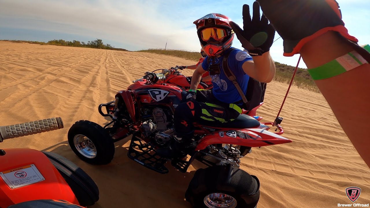 Riding with Pete Hager at Little Sahara Oklahoma Day 1 | 2007 Honda 400ex | Raptor 700 | YFZ 450
