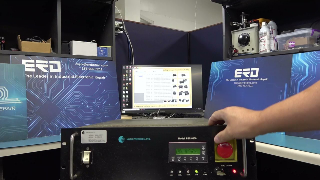 052126007 Noah Precision 8800-200AY PSC-8800 Power Supply Controller Repaired by ERD