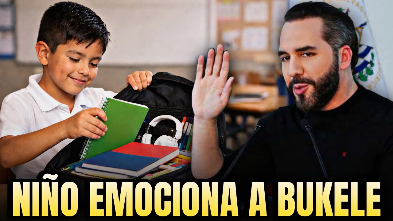 Niño Mexicano en El Salvador AGRADECE a Bukele y CONMUEVE al País😪