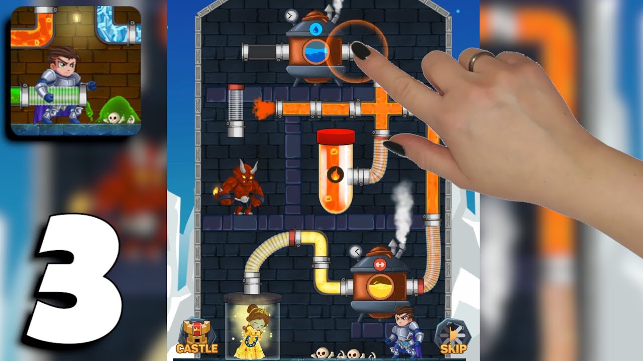 Hero Pipe Rescue: Water Puzzle - Gameplay Part 3 Levels 71-105 (Android, iOS)