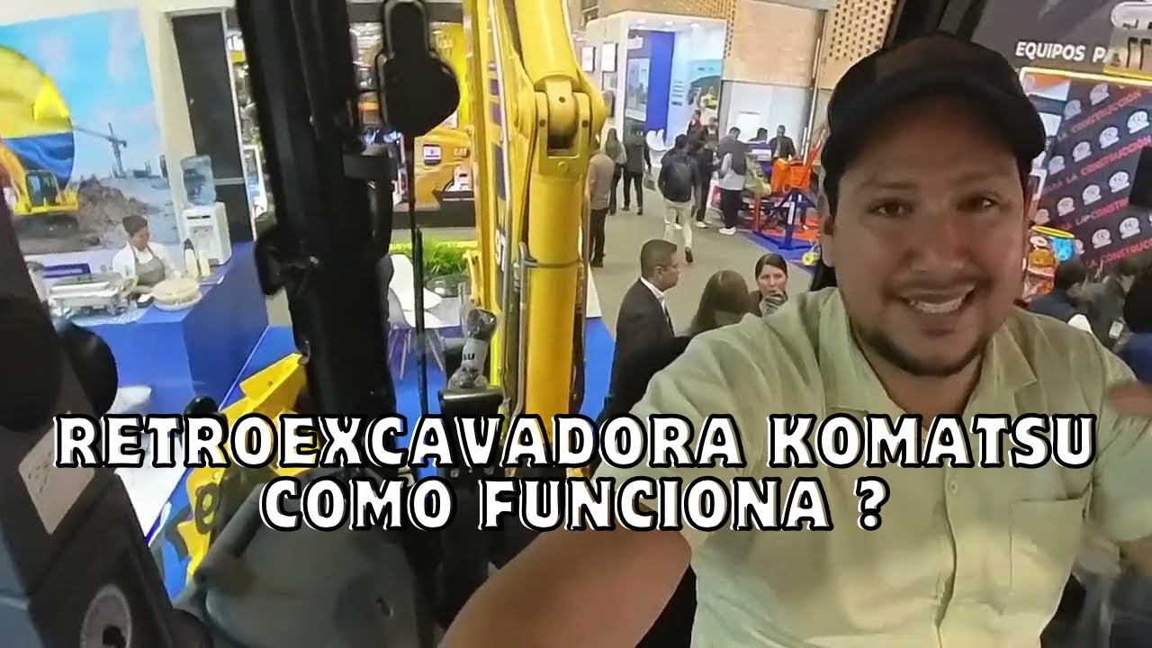 como se opera una retroexcavadora komatsu WB97R aqui te enseño todo lo que trae una retroexcavadora