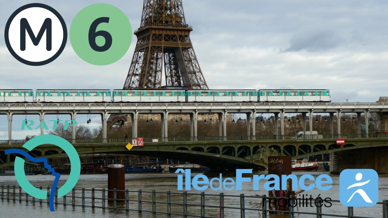 Métro 6 : MP73 + MP89CC (spécial CRUE DE LA SEINE)