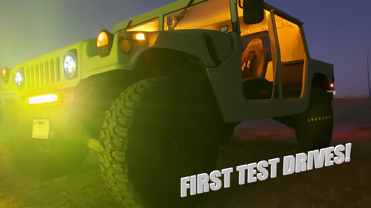 Duramax Humvee Test Drives!