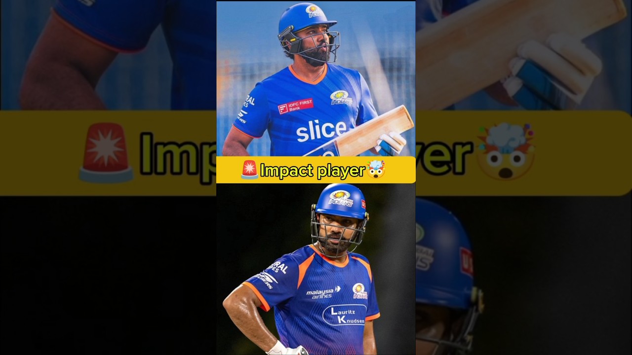 🚨ROHIT SHARMA IMPACT PLAYER 🤯 ROLE OF ROHIT SHARMA IN MI MAHELA JAYAWARDENE #shorts