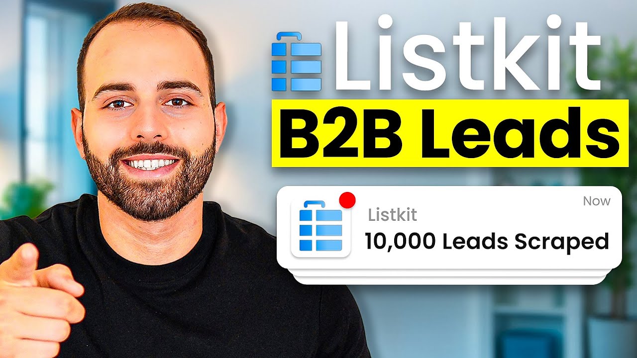 ListKit.io - Full Tutorial 2026 (Unlimited B2B Leads)