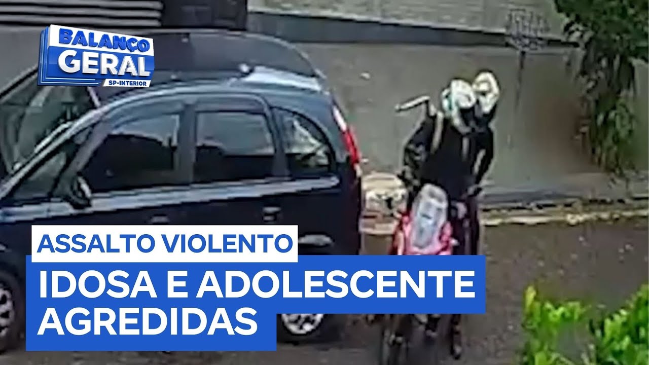 Idosa e adolescente são agredidas durante assalto violento em Ribeirão Preto (SP)