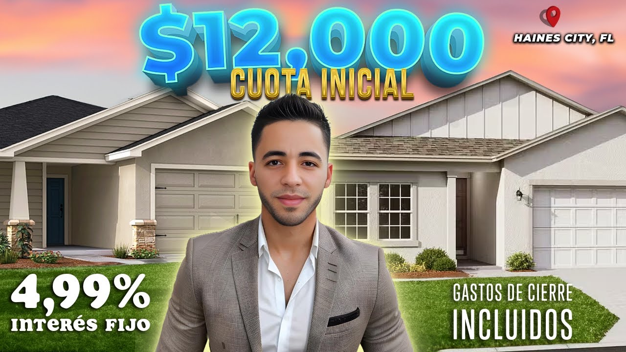 ¿Que Casa PUEDES COMPRAR este 2024 con MENOS de $12,000 de CUOTA INICIAL en la Florida?