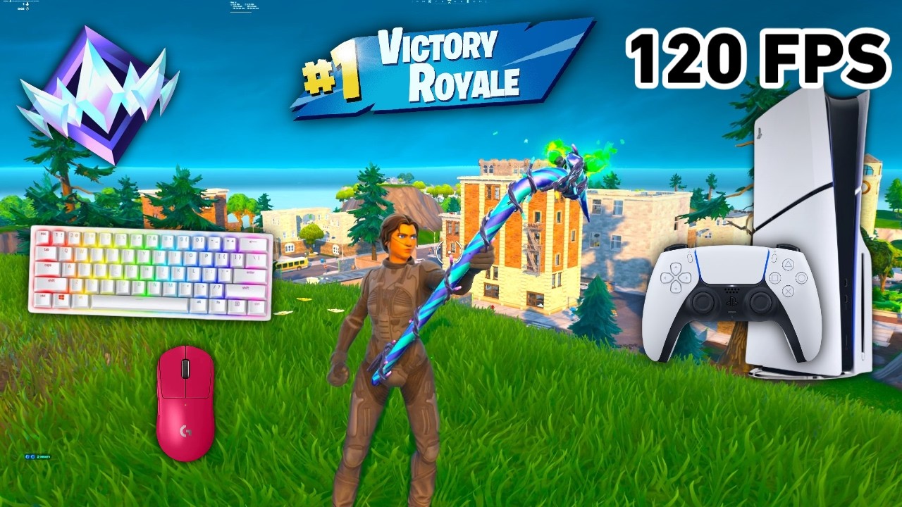 Fortnite Unreal Ranked Reload On PS5 Slim | Keyboard & Mouse Gameplay | 120 FPS | 4K