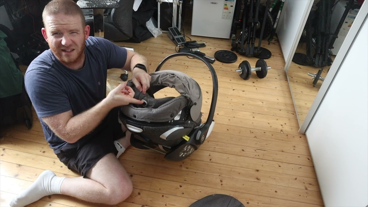 Wie du den Bezug deiner Cybex I Size cloud z Sirona Babyschale Bezug abziehst