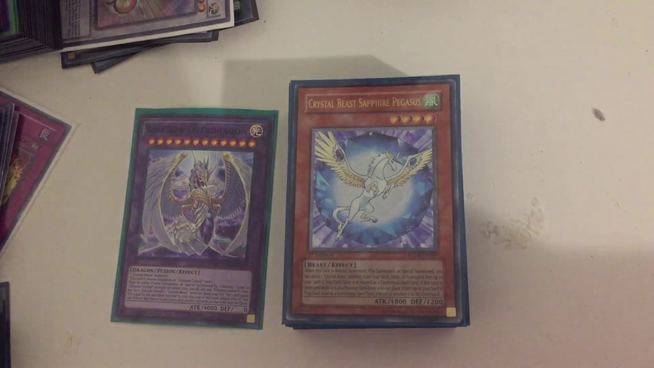 Yugioh updated JESSE ANDERSON CHARACTER DECK - Crystal Beasts February 2019!