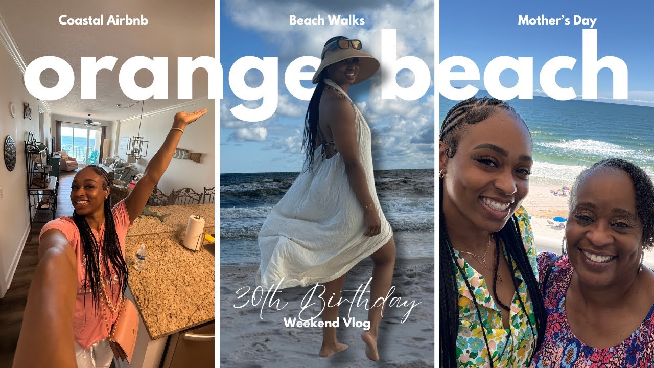 30TH BIRTHDAY TRAVEL VLOG | Mommy & Me Relaxing Vacation, Shopping, Beach Walks, Self-Care, + More!