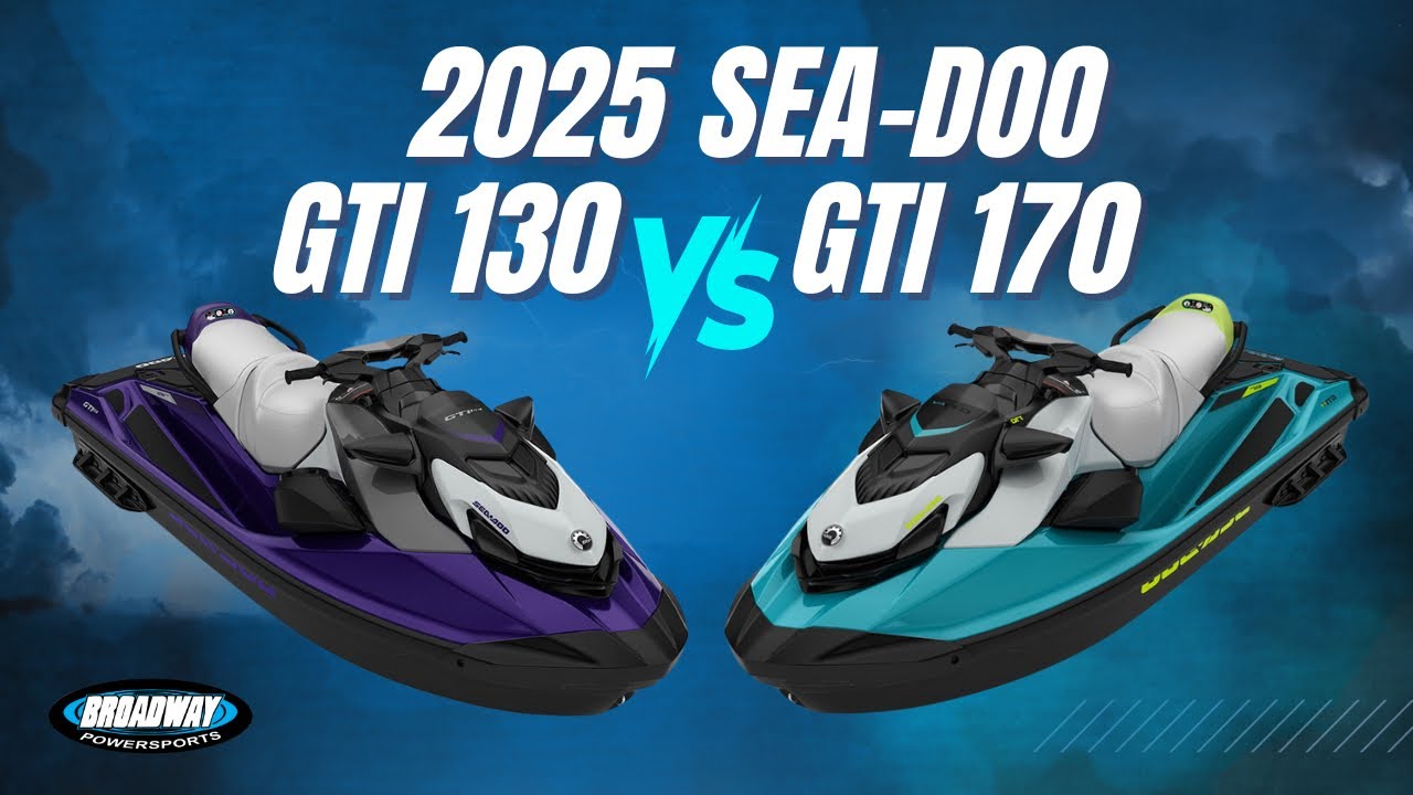 2025 Sea-Doo GTI 130 vs GTI 170 | Full Walkaround & Key Differences Explained