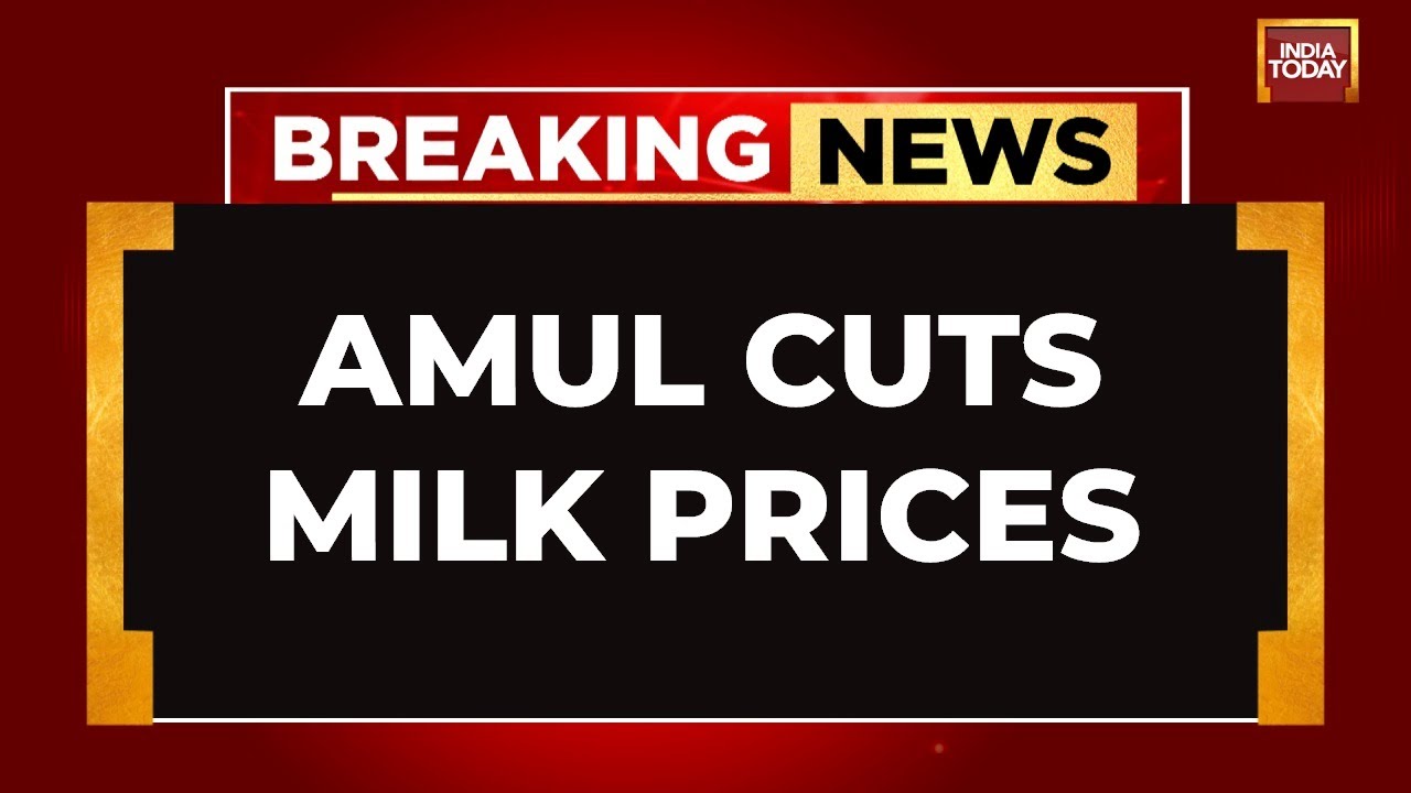 Breaking News: Amul Cuts Milk Prices By Re 1 Per Litre Across India