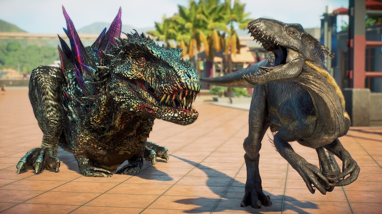 MORTEM REX vs INDOMINUS REX vs INDORAPTOR 🌍 Jurassic World Evolution 2