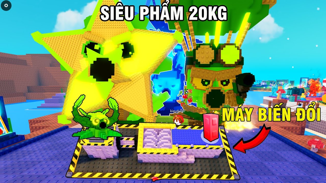 BẤT NGỜ VỚI MÁY BIẾN ĐỔI THẦN KỲ VÀ BUG THÀNH CÔNG SIÊU PHẨM KHỔNG LỒ TRONG PLANTS VS BRAINROTS.