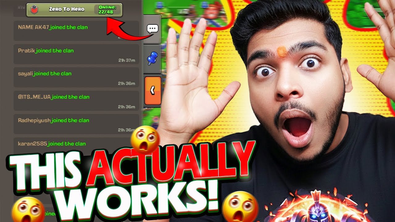 CLAN FULL IN JUST 5 MINUTES! 😱 | HOW I GOT ACTIVE MEMBERS? ( SECRET REVEALED! ) 🤫