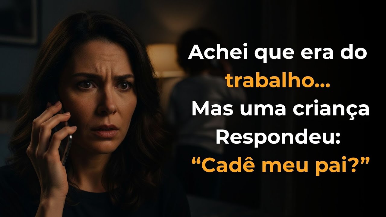 “Achei que era uma ligação do trabalho dele. Mas quem atendeu foi uma criança… que o chamou de pai.”