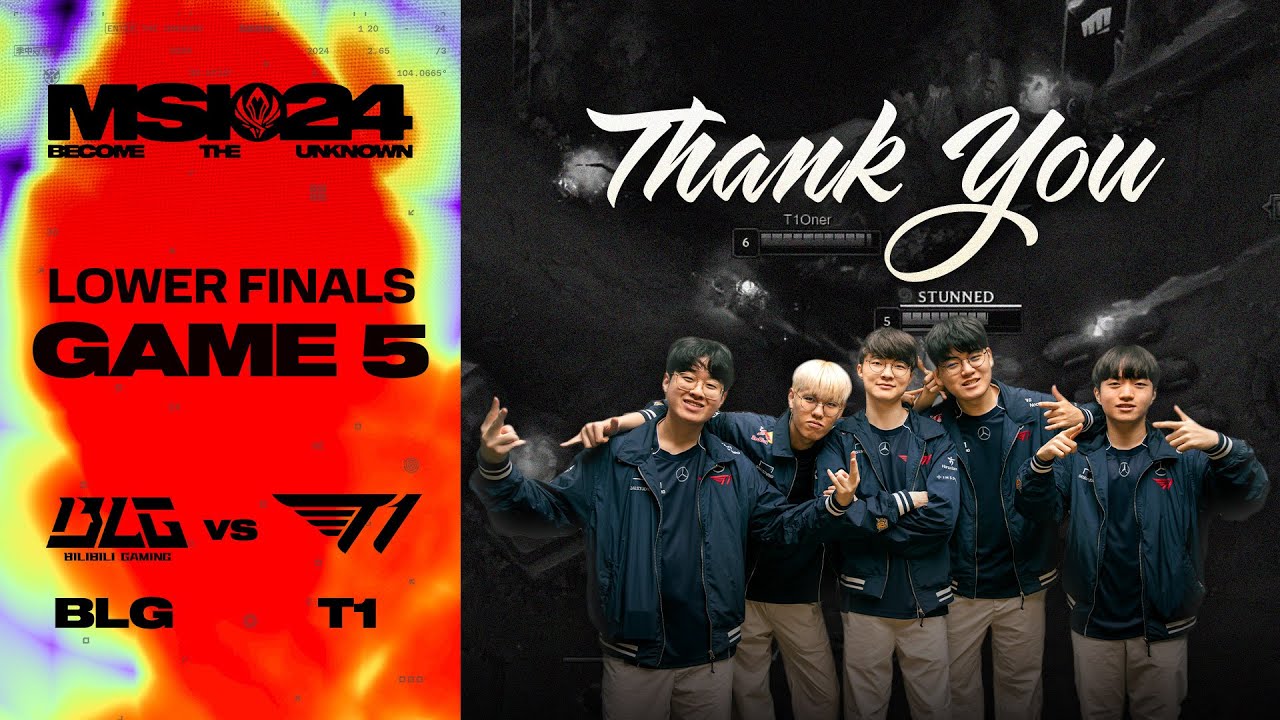 Thank you, T1 | BLG vs. T1 게임5 하이라이트 | 결승 진출전 | 브래킷 Day 11 | 2024 MSI