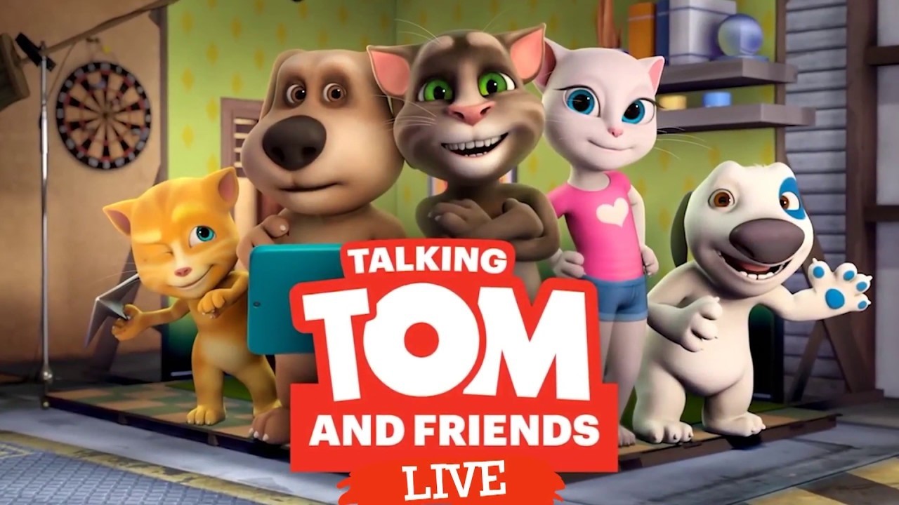 talking tom live #talkingtom #talkingtom2 #trending #live #funnycat #satisfying