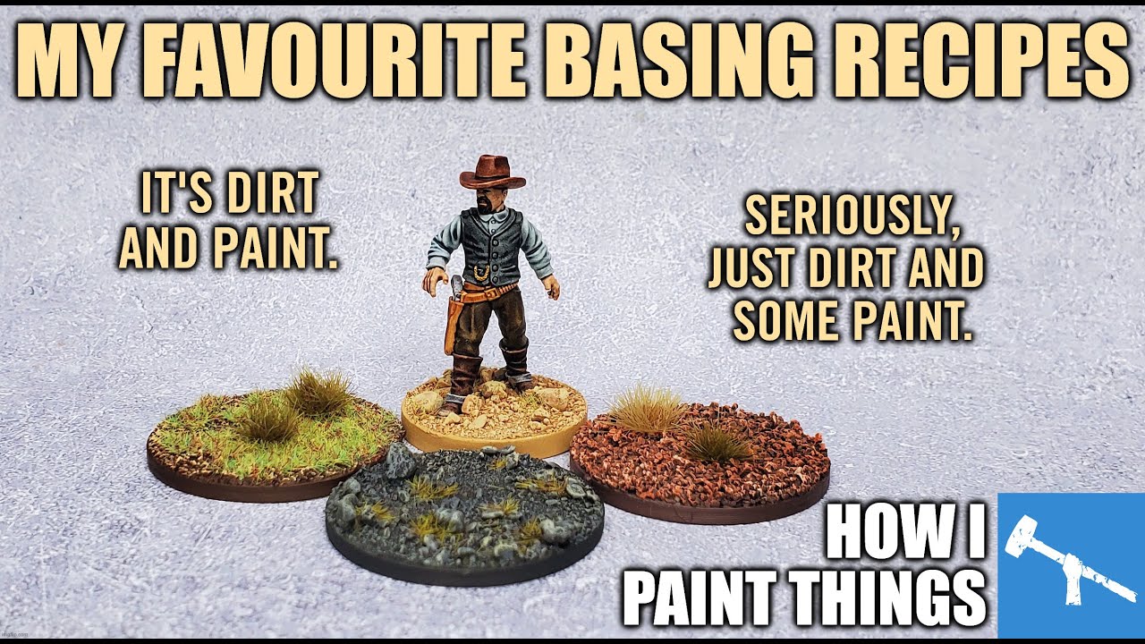 How I Base Things - Simple Basing, Easy Recipes [How I Paint Things]