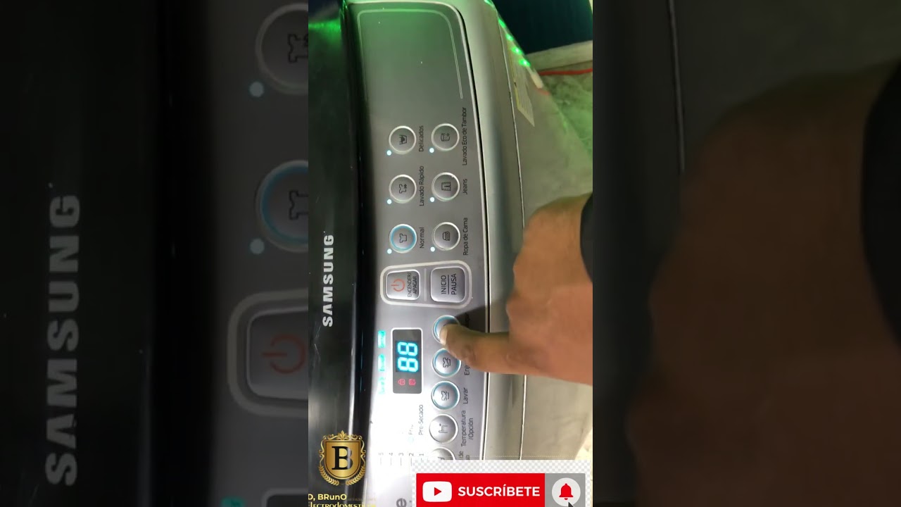 Modo Dianostico Lavdora Samsung wobble Fácil #viralvideo #samsung