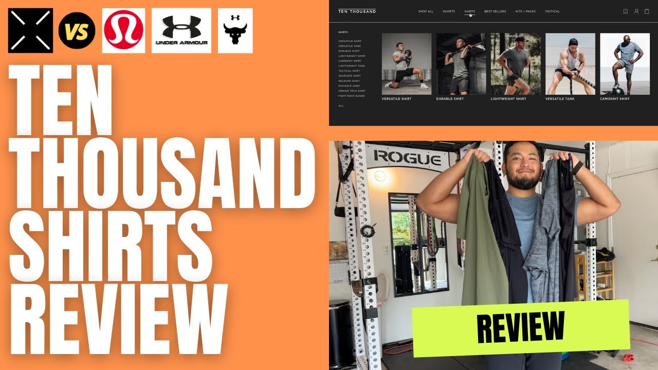 Ten Thousand Shirts Review (Lululemon, Under Armour, and More Compared!)