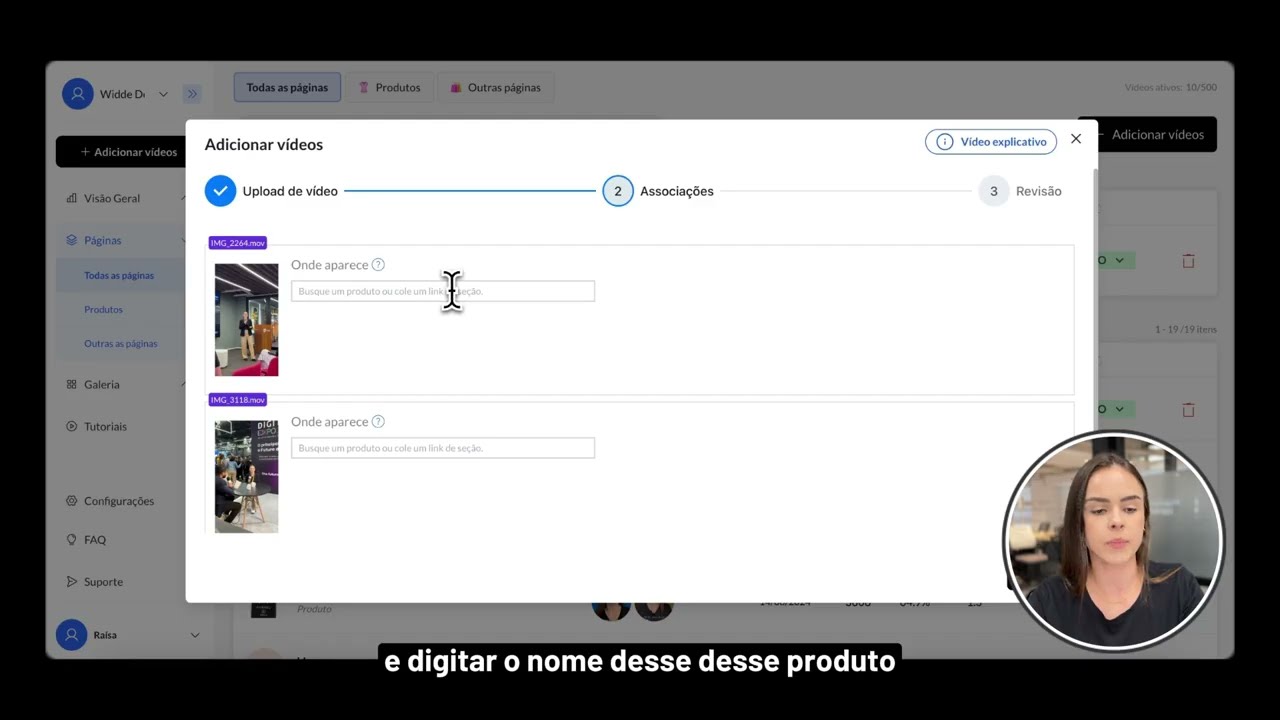 Como adicionar um vídeo no seu e-commerce com a Widde