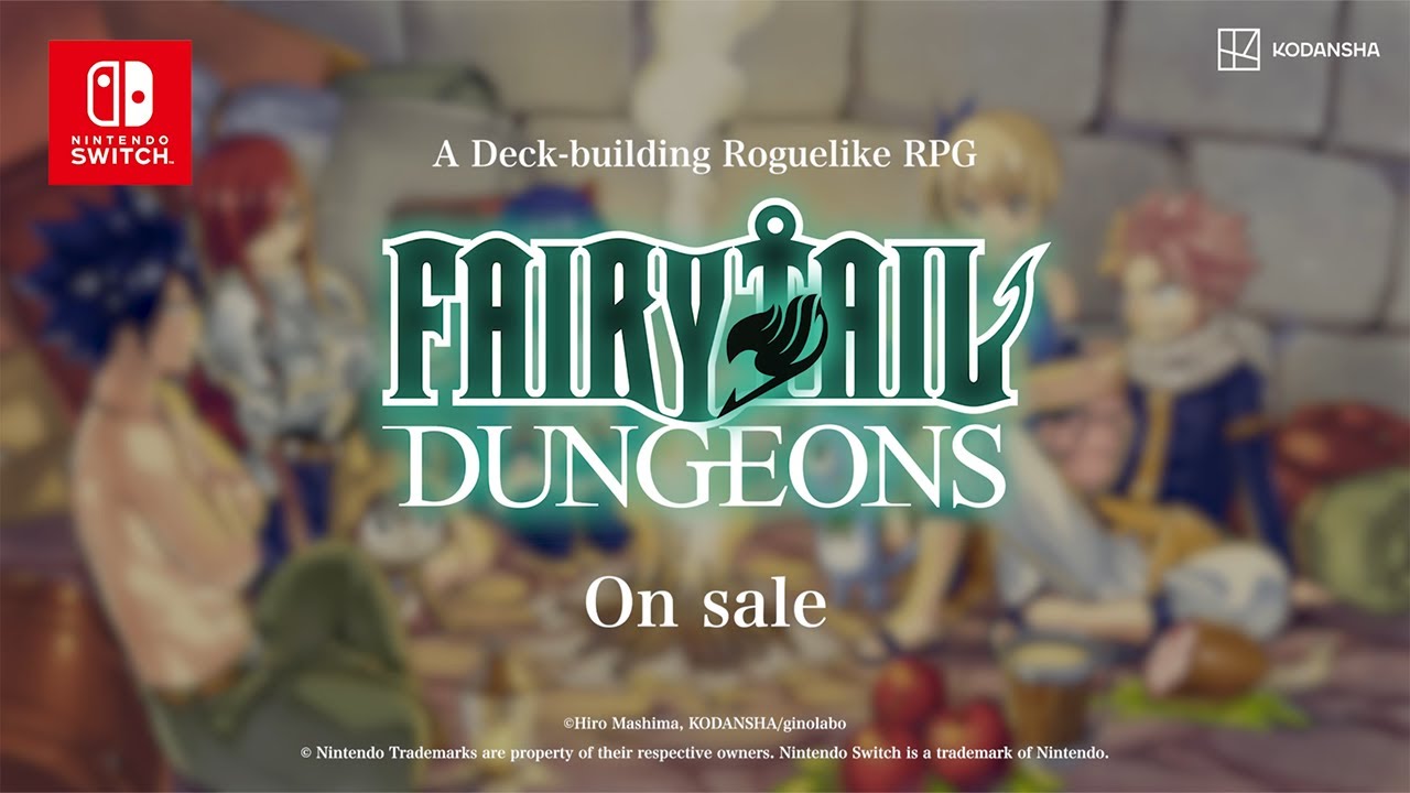 FAIRY TAIL: DUNGEONS （deck building roguelite） Nintendo Switch&trade; launch trailer
