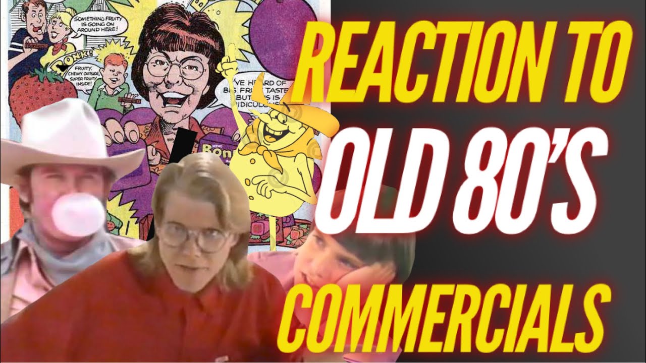 Reaction to old 80's Commercials!