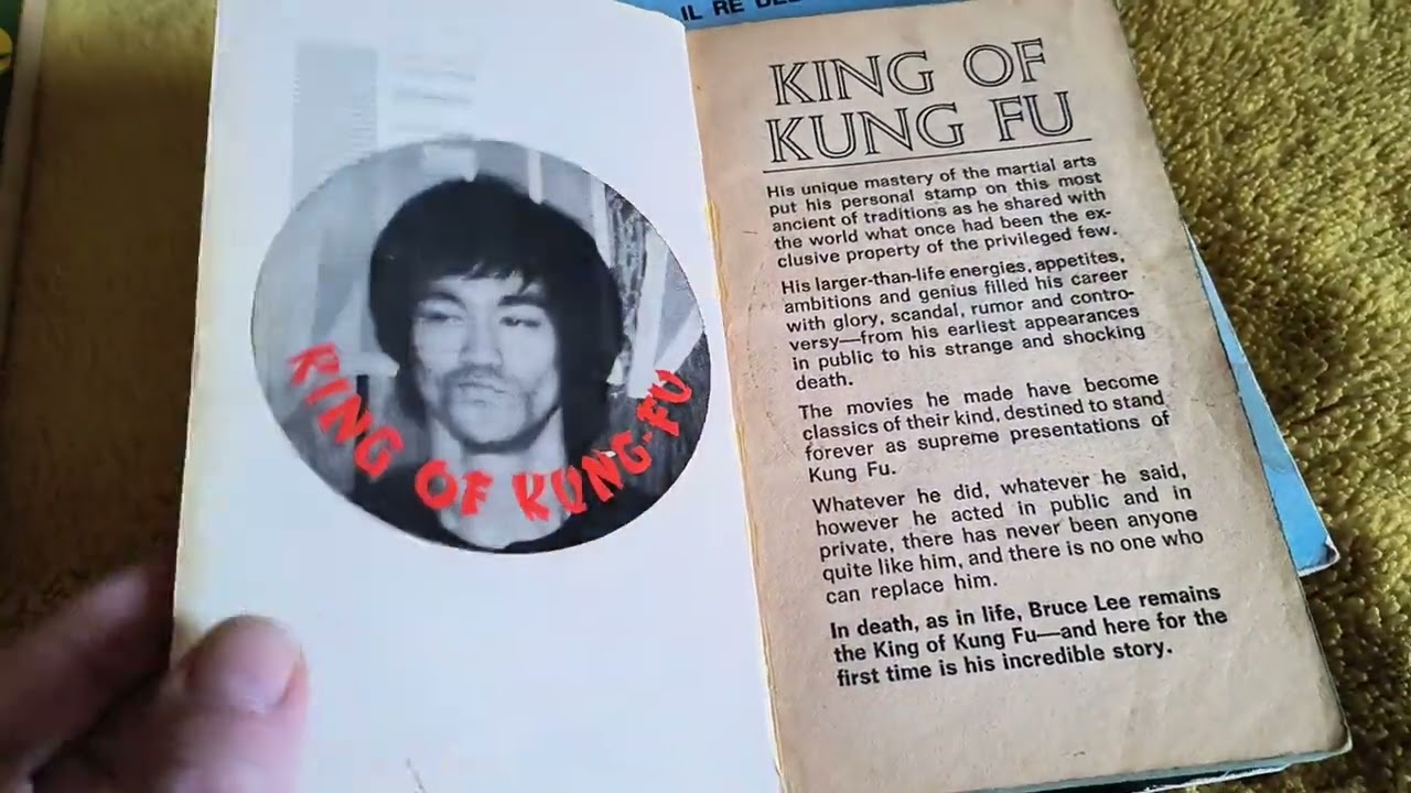 1974s The Legend of Bruce Lee book by Alex Ben Block from different countries