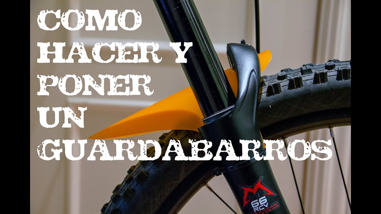 Como hacer y poner un guardabarros (tipo marsh guard)