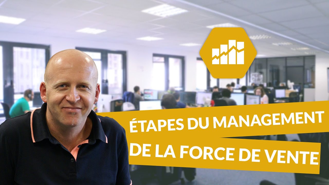 Schéma des étapes du management de la force de vente - Négociation - digiSchool