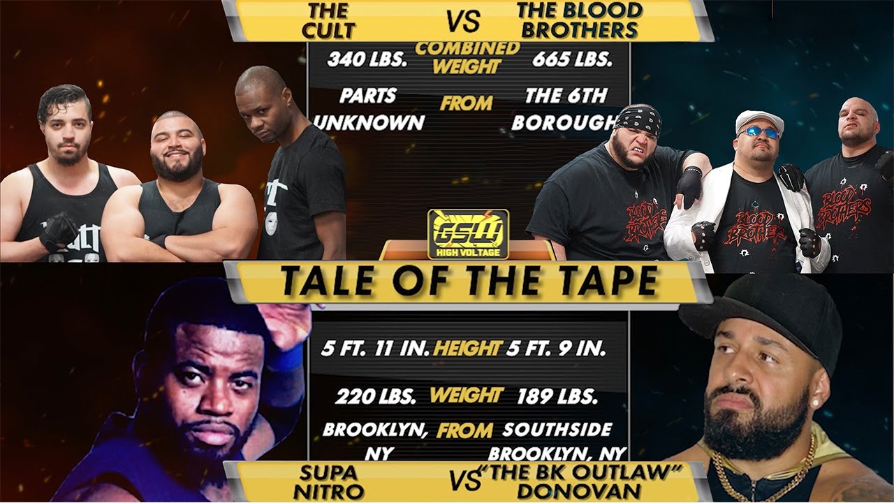 GSW High Voltage 3: Blood Brothers vs The Cult & Supa Nitro vs Donovan!