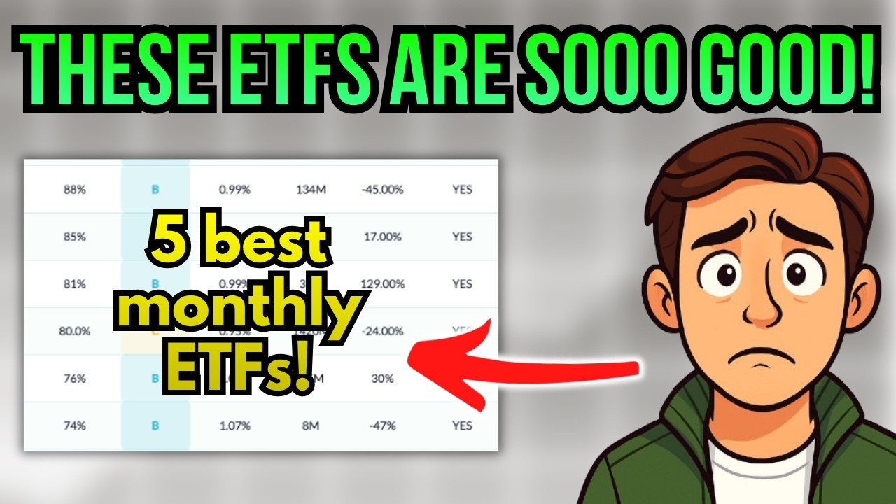 Топ-5 ETF с ежемесячными дивидендами (Доходность и ОБЩАЯ ПРИБЫЛЬ!)