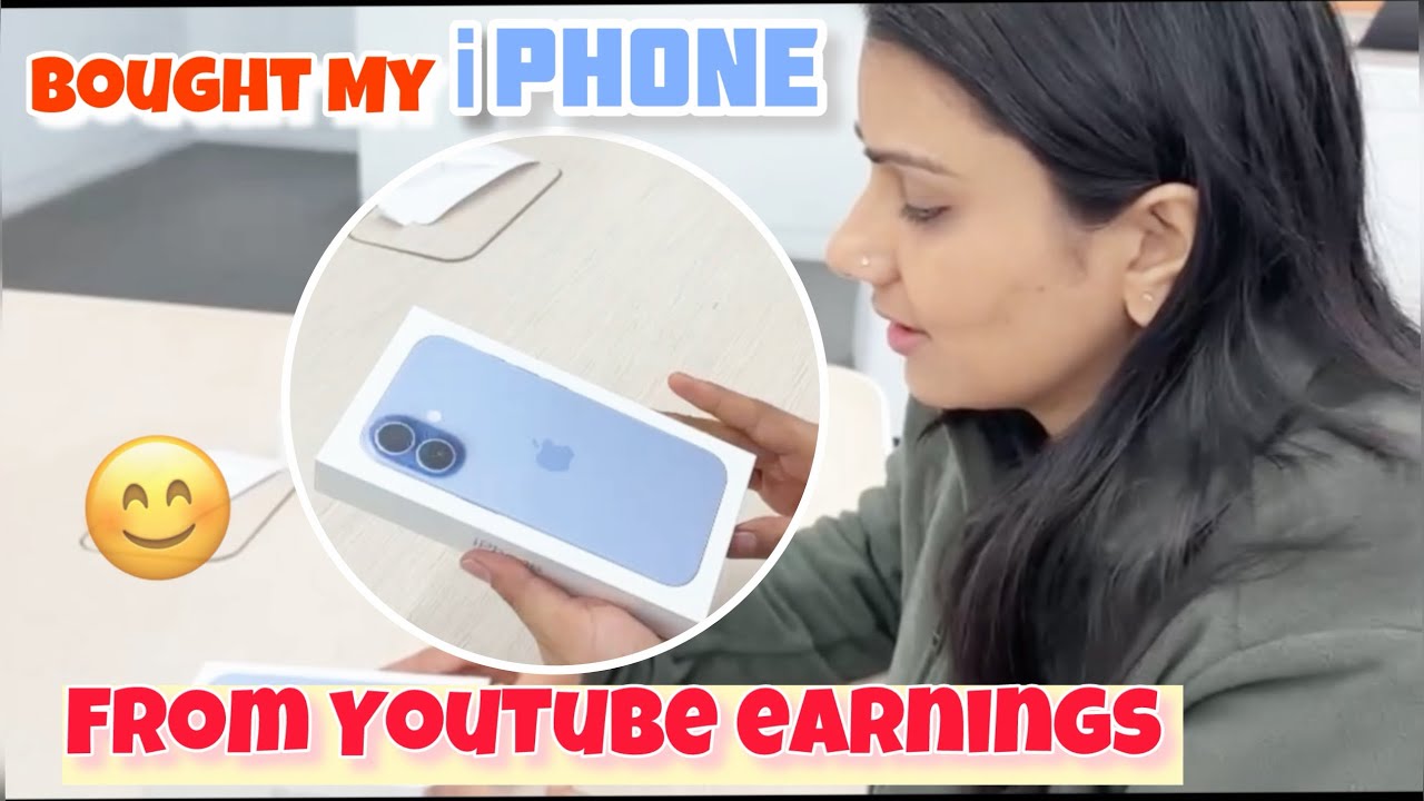 You tube ki earnings se pehli baar liya iPhone | Thanks 🙏 YouTube  family 🎉