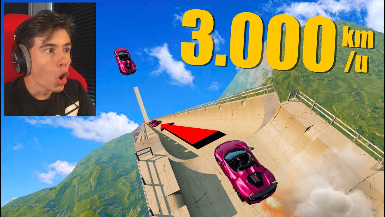 3.000 km/u VAN GTA5 SUPER RAMP !! 💥 | BeamNG.Drive