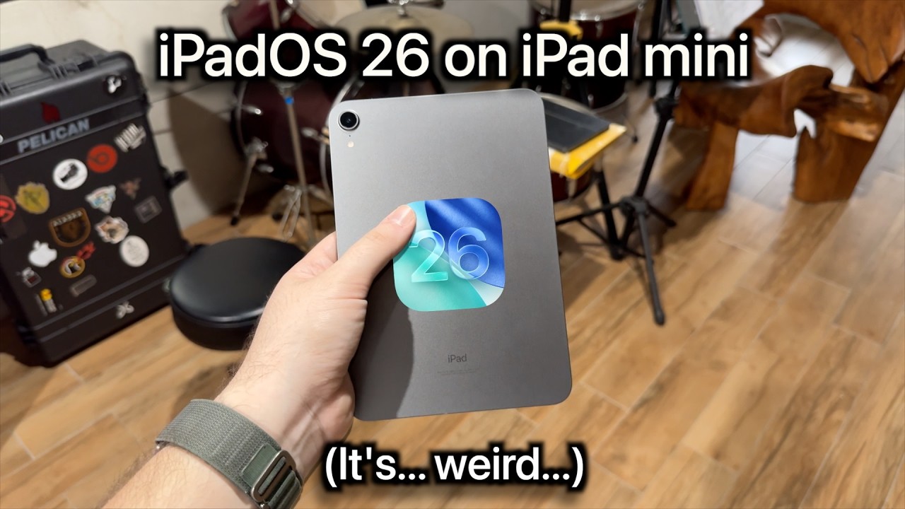 iPadOS 26 on iPad mini (it’s... weird...)