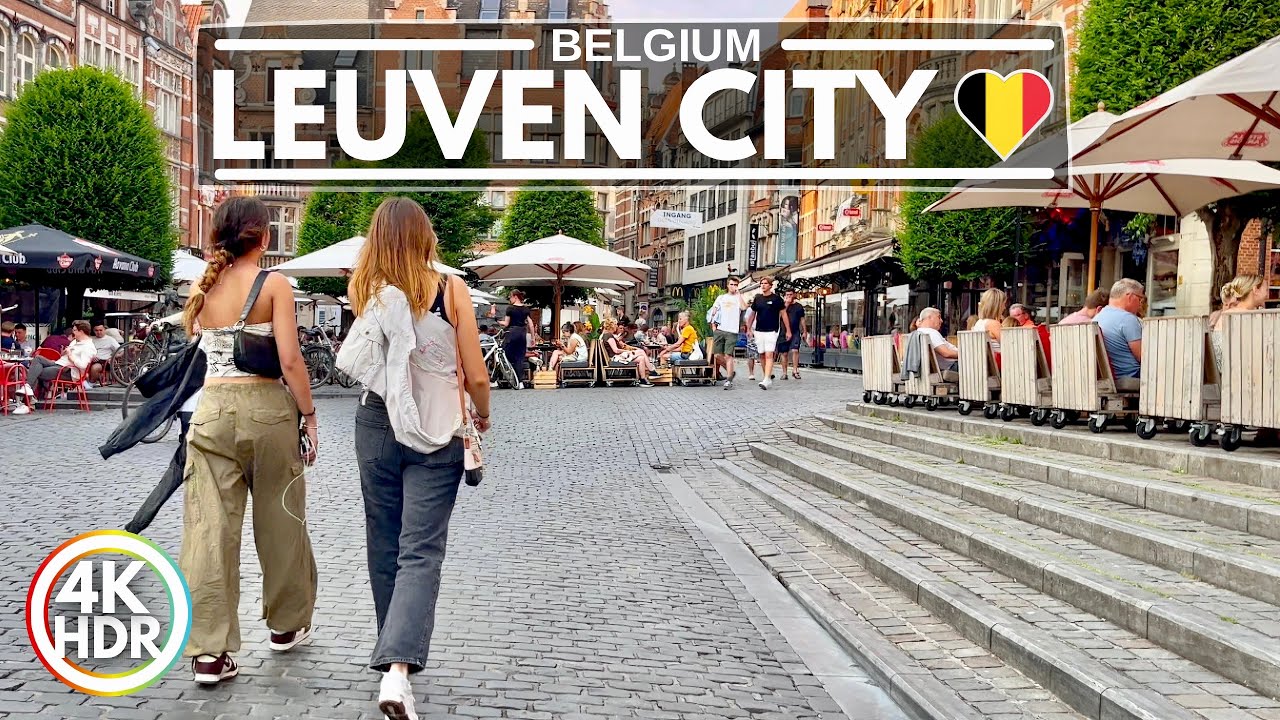 Leuven 🇧🇪 Belgium’s Beer Capital & Best Student City in 2023 - 4K-HDR 60FPS Walking Tour