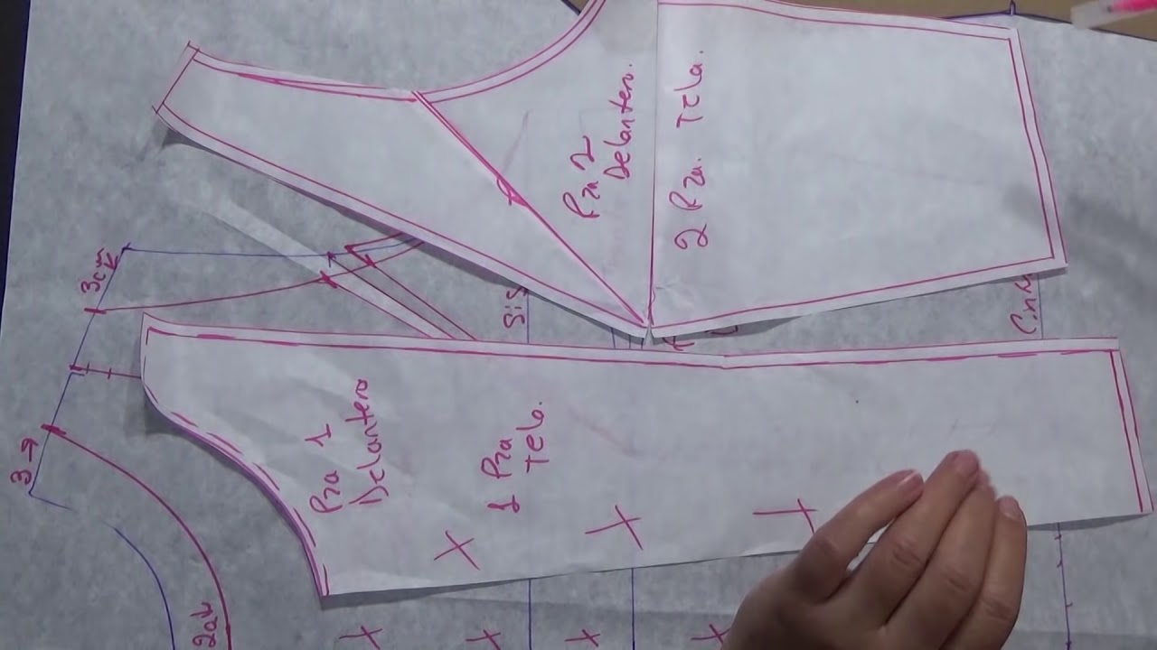 Como hacer patrón para vestido corte princesa