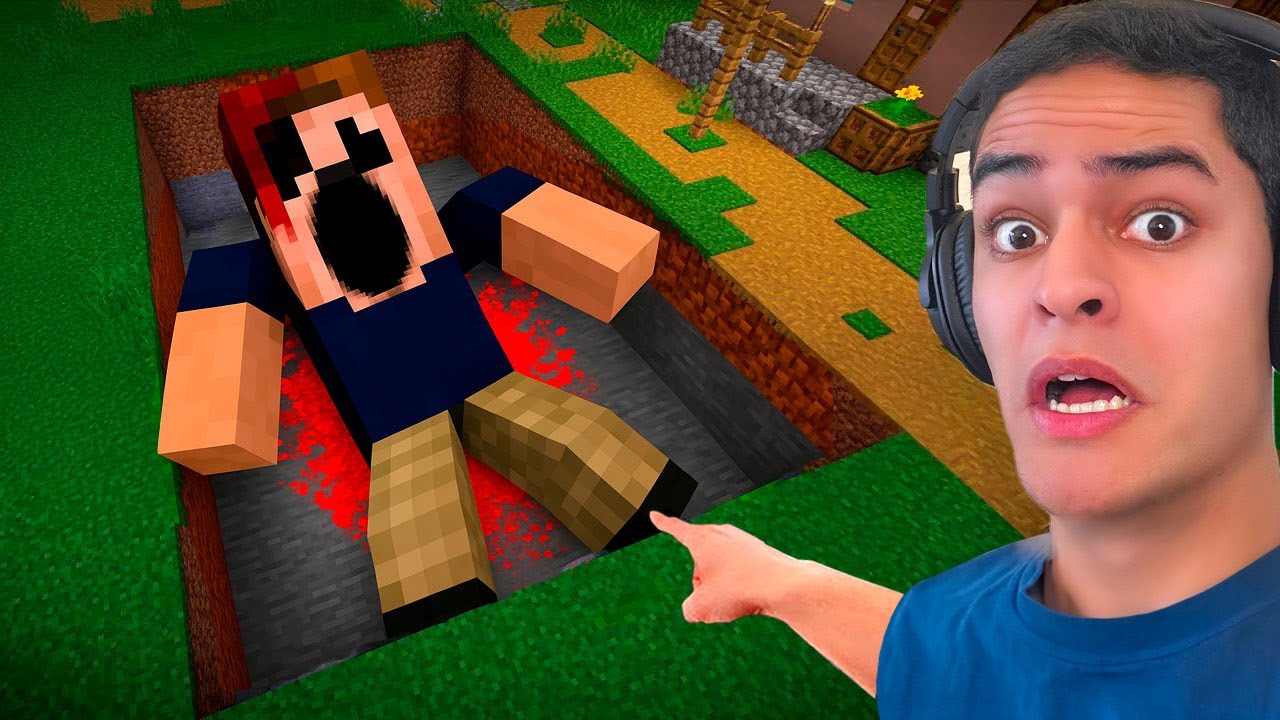 Encontrei o CORPO PERDIDO do Meu Amigo no Minecraft